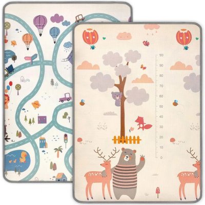 Milly Mally Pěnová podložka rolovací podložka Kinder Animals – Zboží Dáma