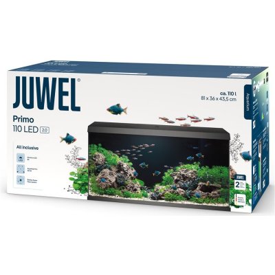 Juwel Primo 110 LED 2.0 akvárium černé 81x43,5x36 cm, 110 l – Zbozi.Blesk.cz