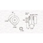 MAGNETI MARELLI generátor 063731827010
