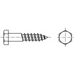 PROFISTYL DIN 571 vrut do dřeva se šestihrannou hlavou nerez A2 Varianta: DIN 571 vrut se šestihrannou hlavou A2 6,0x060 – Hledejceny.cz