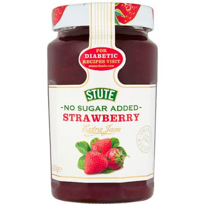 Stute No sugar Added Strawberry extra Jam 430 g – Zbozi.Blesk.cz