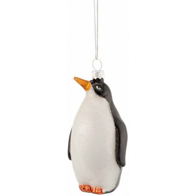 Sass & Belle King Penguin vánoční ozdoba bílá černá – Hledejceny.cz