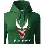 Bezvatriko.cz dámská mikina Venom od Marvel Lahvová zelená Canvas dámská mikina 0073 – Zboží Dáma