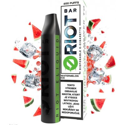 Riot Bar Watermelon Ice 10 mg 600 potáhnutí 1 ks – Zbozi.Blesk.cz