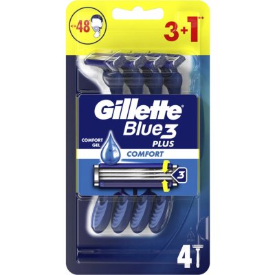 Gillette Blue3 Plus Comfort 4 ks – Zboží Dáma