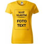 Dámské tričko s potiskem Žlutá – Zboží Dáma Dámské tričko s potiskem Žlutá – Zboží Dáma
