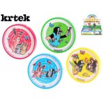 KRTEK Hra kuličkové bludiště labyrint kulatý 9cm Krteček plast 4 barvy – Sleviste.cz