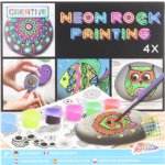 GRAFIX Sada Malování kamínků s očima neonové kreativní set v krabici – Hledejceny.cz