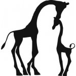 Artemiss Žirafy plastová šablona 265 D 29x29cm – Zboží Dáma