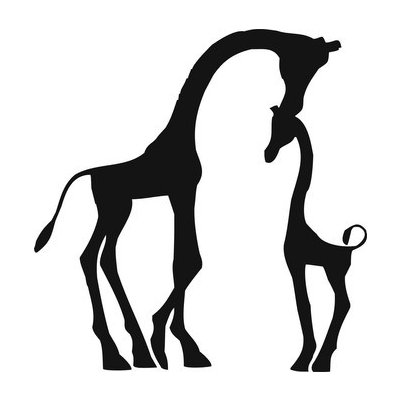 Artemiss Žirafy plastová šablona 265 D 29x29cm – Zboží Dáma