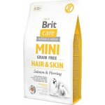 Brit Care Mini Grain-free Hair & Skin Salmon & Herring 0,4 kg – Hledejceny.cz