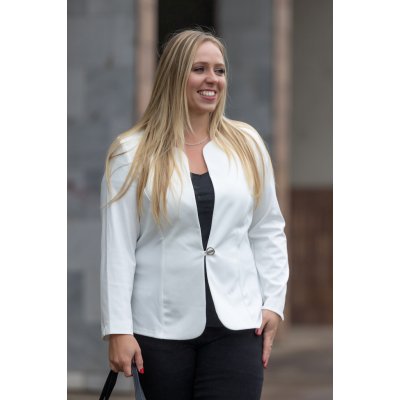 Elegantní sako EXCLUSIVE Vínová – Zboží Dáma