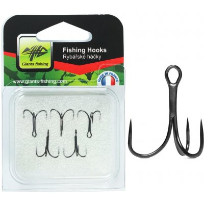 Giants Fishing Trojháčky bez protihrotu 2X Strong vel.8 5 ks – Hledejceny.cz
