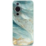 Mobiwear na mobil Huawei Nova 11 - B004F Zelenkavý a zlatavý mramor - VÝPRODEJ – Sleviste.cz