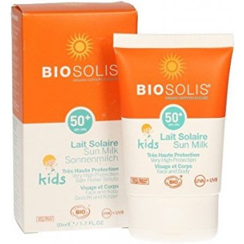 Biosolis Kids mléko na opalování SPF50+ 50 ml