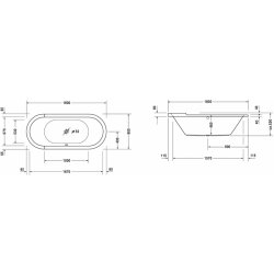 Duravit Starck 180 x 80 cm 700009000000000