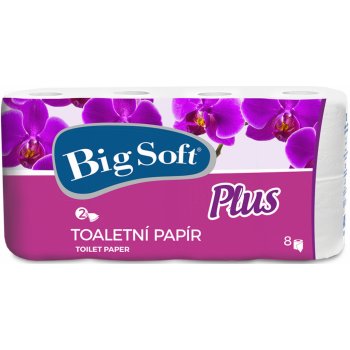 Big Soft Plus parfemovaný 2-vrstvý 8 ks