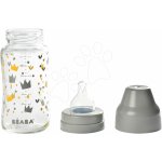 Beaba kojenecká skleněná láhev Crown se širokým hrdlem šedá 240 ml – Hledejceny.cz