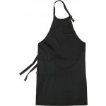 Workwear Vittoria Dlouhá zástěra s laclem 01135-01 Black – Hledejceny.cz