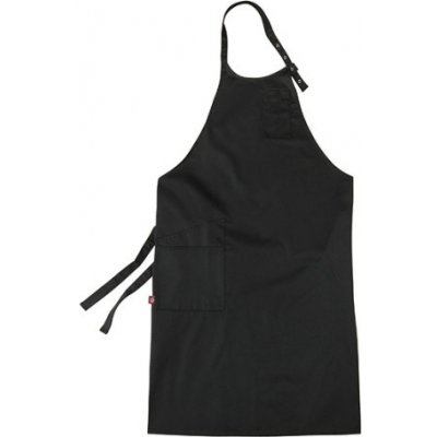 Workwear Vittoria Dlouhá zástěra s laclem 01135-01 Black – Hledejceny.cz