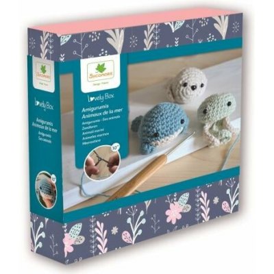 Sycomore Lovely Box háčkovaná mořská zvířátka Amigurumi – Zboží Mobilmania