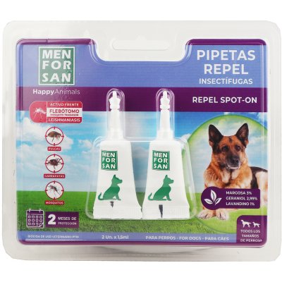 Menforsan Spot-on Antiparazitní pipeta proti blechám a klíšťatům pro psy 2 x 1,5 ml – Hledejceny.cz