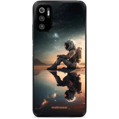 Pouzdro Mobiwear Glossy Xiaomi Poco M3 Pro 5G - G003G Astronaut na samotce – Zboží Mobilmania