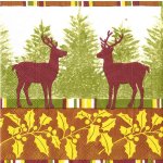 Ubrousky 33 x 33 cm jelenI – HobbyKompas.cz