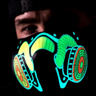 RAVE rouška respirator 2.0 | Maska reagující na zvuk – Zbozi.Blesk.cz