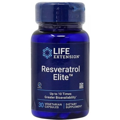 Life Extension Resveratrol EIite 30 rostlinných kapslí – Hledejceny.cz