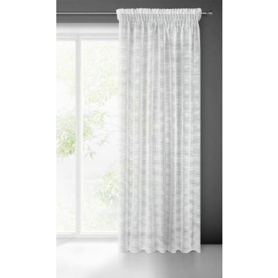 ZÁCLONA ASTERA NA PÁSCE 140X270 CM BÍLÁ – Hledejceny.cz