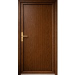 OknaDvereNaMiru.cz Vchodové plastové dveře STYL plné Emily antracit 100 x 200 cm – Hledejceny.cz