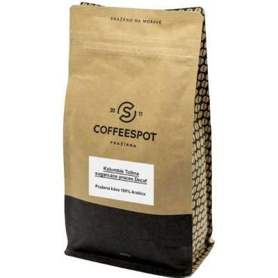 Coffeespot Kolumbie Tolima Decaf zrnková 0,5 kg – Hledejceny.cz