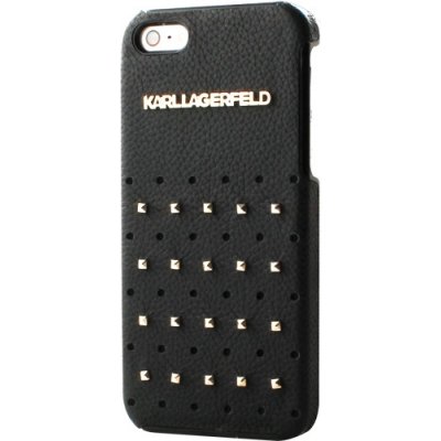 Pouzdro Karl Lagerfeld Trendy iPhone 4/4S s cvočky černé – Zboží Mobilmania