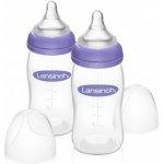 Lansinoh skleněná kojenecká láhev s NaturalWave TM savičkou 240ml – Zboží Dáma