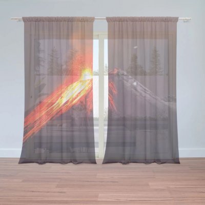 Sablio Záclony Sopka: 2ks 150x250cm – Hledejceny.cz
