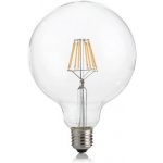 Ideal Lux 188959 LED žárovka Filament G125 1x8W | E27 | 680lm | 3000K - stmívatelná, čirá – Zboží Živě