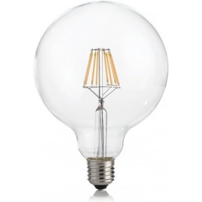 Ideal Lux 188959 LED žárovka Filament G125 1x8W E27 680lm 3000K stmívatelná, čirá – Zboží Živě