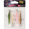 Návnada a nástraha Fox Rage Sada gumových nástrah s jiggem Slick shad UV 9cm 4ks