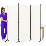 VidaXL 3panelová Paraván bílá 260 x 180 cm – Sleviste.cz