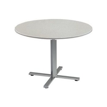 Karasek Kovový sklopný jídelní stolek Manhattan kulatý průměr 80x71 cm deska tecco STAR