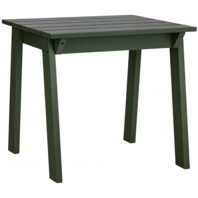 noo.ma dřevěný zahradní stůl Navo 79 x 77 cm Zelený – Hledejceny.cz
