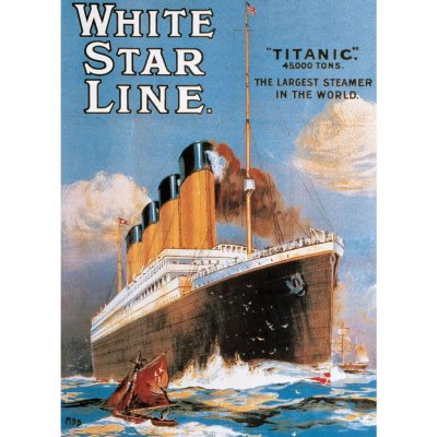 EuroGraphics White Star Line Titanic 1000 dílků – Sleviste.cz