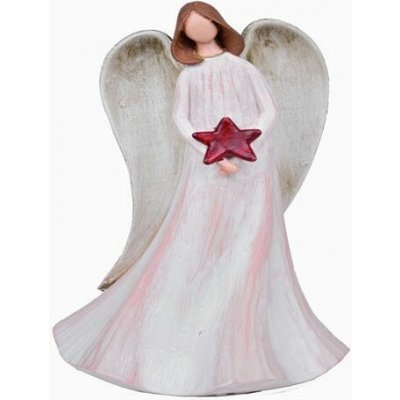 EGO Dekor Anděl s dlouhými křídly, hvězda, 27 cm – Zboží Mobilmania
