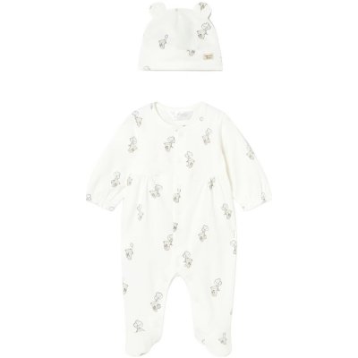 Mayoral kojenecký overal DR s čepičkou bílá – Zbozi.Blesk.cz