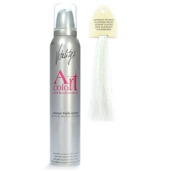 Vitality's Art Color Mousse barevné pěnové tužidlo Platinum Silver platinová stříbrná 200 ml