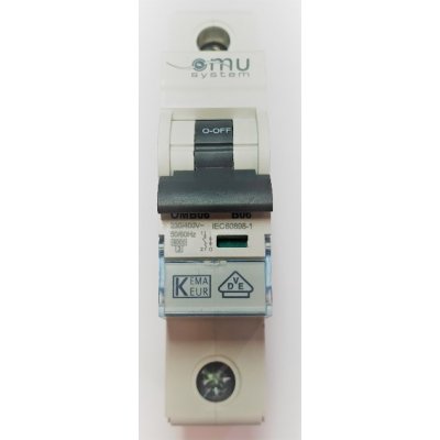 OMU SYSTEM 1pólový 16A B 6kA – Sleviste.cz
