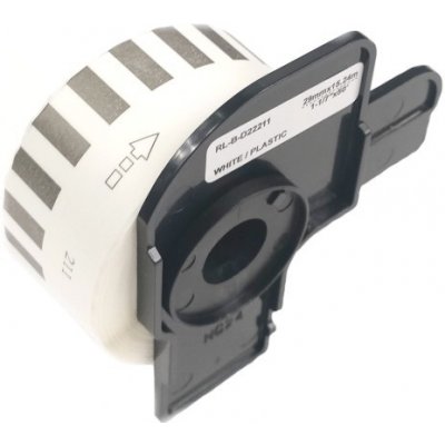 Etikety / štítky pro tiskárny BROTHER QL - typ DK-22211 - kompatibilní - 29 mm x 15,24 m (bílá filmová role) – Hledejceny.cz