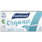 Vuokkoset Organické tampony normal 16 ks – Sleviste.cz