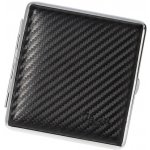 Caseti cigaretové pouzdro kožené carbon černé 20 cigaret – Zboží Dáma